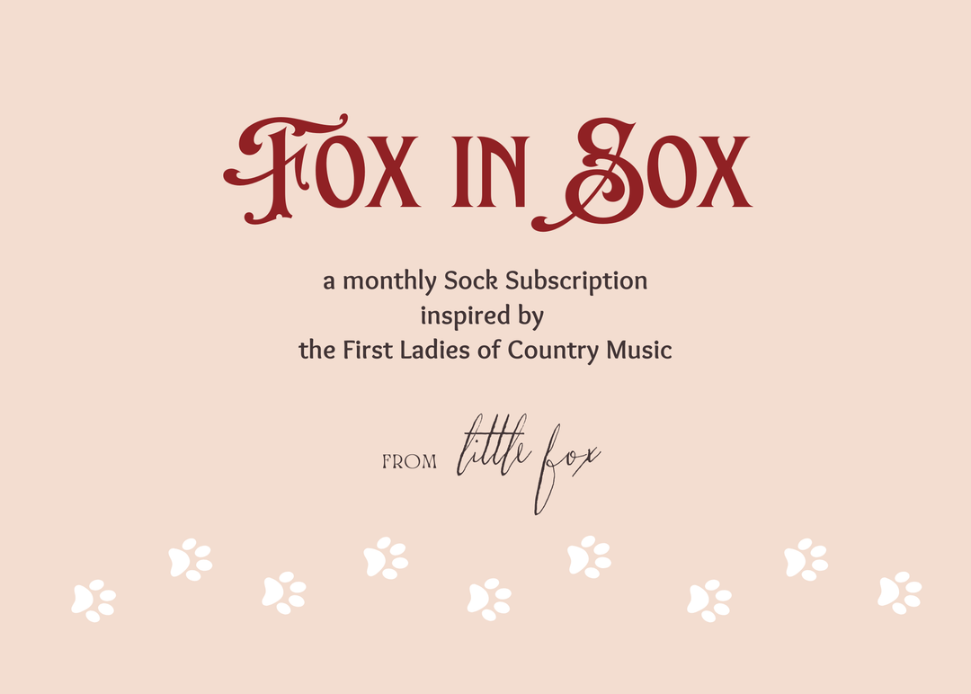 Fox in Sox Monthly Sock Yarn subscription 2026